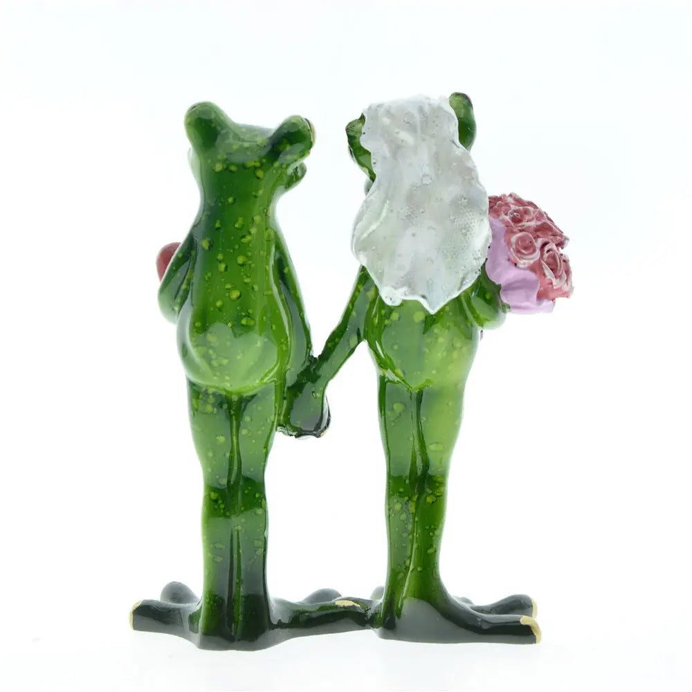 Home Couple Frog Resin Decoration eprolo