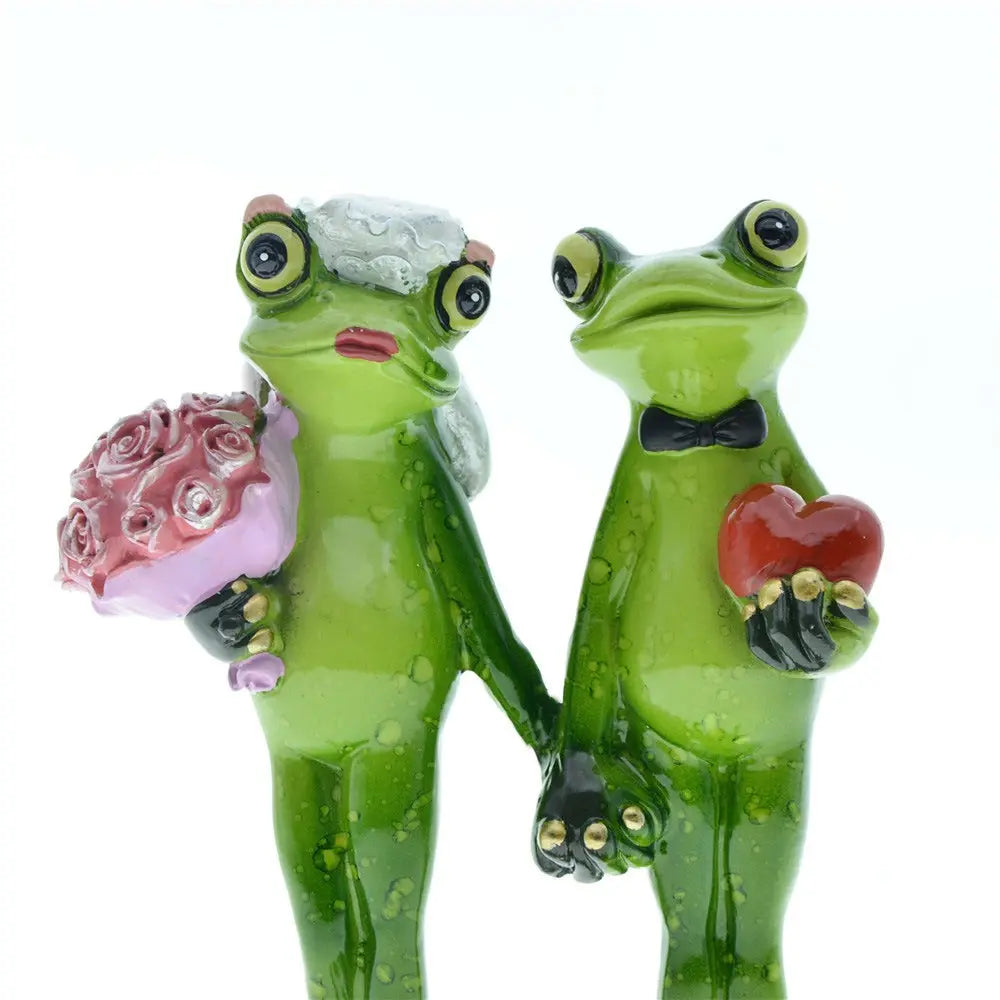 Home Couple Frog Resin Decoration eprolo