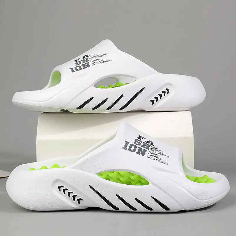 Men's Home Slippers Luxury Eva Sole Slippers for Man Adult Men's Sandal Slipers Flip Flop Male Shoes Sneakers House Slides eprolo