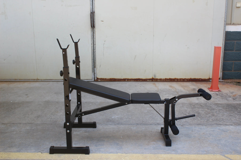 Olympic Weight Bench Bench Press Set with Squat Rack and Bench for Home Gym Full-Body Workout eprolo